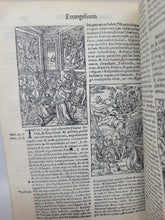 Load image into Gallery viewer, Biblia Insignium Historiarum Simulachris, cum venustati, tum veritati accomodis illustrate, 1542. First Gryphius Edition. Illustrated with Woodcuts by Hans Holbein and Sebald Beham