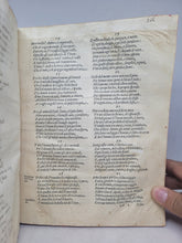 Load image into Gallery viewer, Le Metamorfosi di Ovidio Ridotte da Gio Andrea dell'Anguillara, 1584. With Several Pages of Text Supplemented by an Early Hand