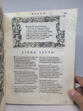 Load image into Gallery viewer, Le Metamorfosi di Ovidio Ridotte da Gio Andrea dell'Anguillara, 1584. With Several Pages of Text Supplemented by an Early Hand