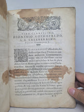 Load image into Gallery viewer, Lycophronis Chalcidensis Alexandra: cum eruditissimis Isacii Tzetzis commentariis, ex fide manuscripti emendatioribus factis, 1601 Commentaries on an Ancient Greek Poem