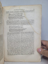 Load image into Gallery viewer, Lycophronis Chalcidensis Alexandra: cum eruditissimis Isacii Tzetzis commentariis, ex fide manuscripti emendatioribus factis, 1601 Commentaries on an Ancient Greek Poem