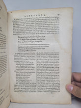 Load image into Gallery viewer, Lycophronis Chalcidensis Alexandra: cum eruditissimis Isacii Tzetzis commentariis, ex fide manuscripti emendatioribus factis, 1601 Commentaries on an Ancient Greek Poem