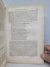Load image into Gallery viewer, Lycophronis Chalcidensis Alexandra: cum eruditissimis Isacii Tzetzis commentariis, ex fide manuscripti emendatioribus factis, 1601 Commentaries on an Ancient Greek Poem