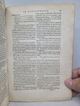 Load image into Gallery viewer, Lycophronis Chalcidensis Alexandra: cum eruditissimis Isacii Tzetzis commentariis, ex fide manuscripti emendatioribus factis, 1601 Commentaries on an Ancient Greek Poem