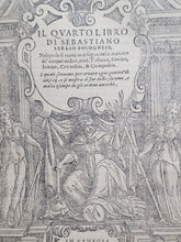 Load image into Gallery viewer, Tutte l'Opere d'Architettura et Prospettiva, 1600. Scarce Second Collected Edition of Serlio’s Famed Architectural Work, With Hundreds of Woodcuts, Many Full-Page