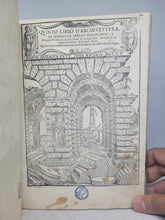 Load image into Gallery viewer, Tutte l'Opere d'Architettura et Prospettiva, 1600. Scarce Second Collected Edition of Serlio’s Famed Architectural Work, With Hundreds of Woodcuts, Many Full-Page