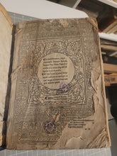 Load image into Gallery viewer, Ex emendationibus, adque commentariis Bernardi Saraceni, Ioannis Petri Vallae Plauti comoediae XX, 1511. Illustrated Plautus