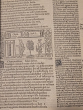 Load image into Gallery viewer, Ex emendationibus, adque commentariis Bernardi Saraceni, Ioannis Petri Vallae Plauti comoediae XX, 1511. Illustrated Plautus