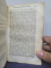 Load image into Gallery viewer, M. Tullii Ciceronis Epistolarum Libri XVI. ad familiares ut vulgo vocantur, 1689