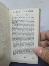 Load image into Gallery viewer, Valerii Maximi Dictorum Factorumque Memorabilium Libri IX, 1671