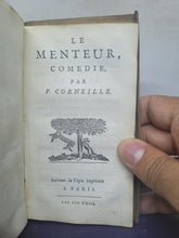 Load image into Gallery viewer, Le Theatre de P. Corneille, 1664. Tome II of IV. Containing Le Cid. Horace. Cinna. Polyeucte. Pompée. Theodore. Le Menteur. La Suite du Menteur. Eight Plays Bound in One Volume