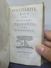 Load image into Gallery viewer, Le Theatre de P. Corneille, 1664. Tome III of IV. Containing Rodogune. Heraclius. Andromede. D.  Sanche d'Arragon. Nicomede. Pertharite. Oedipe. Seven Plays Bound in One Volume