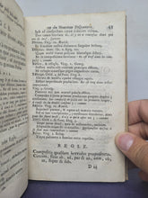 Load image into Gallery viewer, La Quantite du Petit Behourt, ou du Nouveau Despautere. Troisieme et Derniere Partie. Augmentée de Nouveau, & Expliquée, 1702. Third Part of Three of this Latin Grammar Text. Bound in 18th Century Manuscript Waste