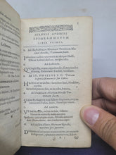 Load image into Gallery viewer, Ioan. Oweni Oxon. Angli Epigrammatum Editio Nova, 1642