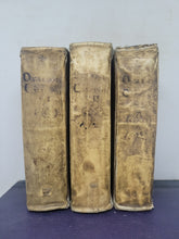 Load image into Gallery viewer, M. Tullii Ciceronis Orationum, 1672. In Three Volumes