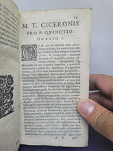 Load image into Gallery viewer, M. Tullii Ciceronis Orationum, 1672. In Three Volumes