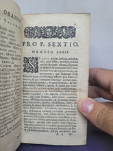 Load image into Gallery viewer, M. Tullii Ciceronis Orationum, 1672. In Three Volumes