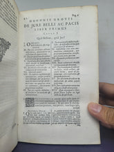 Load image into Gallery viewer, Hugonis Grotii De Jure Belli ac Pacis Libri Tres, 1689