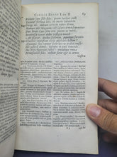 Load image into Gallery viewer, M. Annaeus Lucanus De bello Civili: cum Hug. Grotii, Farnabii notis integris & variorium selectiss, 1669