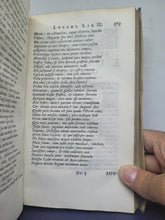 Load image into Gallery viewer, M. Annaeus Lucanus De bello Civili: cum Hug. Grotii, Farnabii notis integris & variorium selectiss, 1669