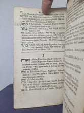 Load image into Gallery viewer, Johannis BuxtorfI lexicon Hebraicum et Chaldaicum: complectens omnes voces, tam primas quam derivatas, quae in Sacris Bibliis, Hebraea, & ex parte Chaldaea lingua scriptis, 1663
