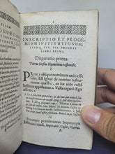 Load image into Gallery viewer, Collegium Institutionum Juris; sive controversiae, antinomiae et difficultates librorum quatuor Institutionum juris; disputatae publice in illustri schola Nassovica-Herbornensi, 1623. Bound with Three Other Works by Matthaeus