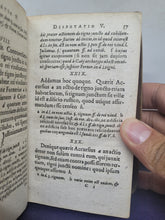 Load image into Gallery viewer, Collegium Institutionum Juris; sive controversiae, antinomiae et difficultates librorum quatuor Institutionum juris; disputatae publice in illustri schola Nassovica-Herbornensi, 1623. Bound with Three Other Works by Matthaeus