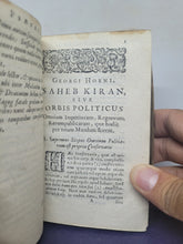 Load image into Gallery viewer, Orbis Politicus: Saheb kiran, sive orbis politicus omnium imperiorum, regnorum, rerumpublicarum, quae hodie per totum mundum florent...., 1667