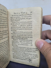 Load image into Gallery viewer, Examen Sive Itinerarium Ordinandorum, Tam ordinandis, quam ordinatis apprime necessarium, 1629. With A Few Inscriptions