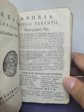Load image into Gallery viewer, Publii Terentii Comoediae Sex, 1680