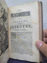 Load image into Gallery viewer, Amusement Philosophique sur le Langage des Betes; Bound With; Le Cabinet Jesuitique, 1739/1682. Two Works Rarely Seen Bound Together