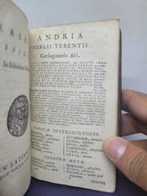 Load image into Gallery viewer, Publii Terentii Comoediae Sex, 1702