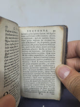 Load image into Gallery viewer, Anicii Manlii Torquati Severini Boethii De Consolatione Philosophiae libri V, 1668. Pocket Edition Consolation of Philosophy