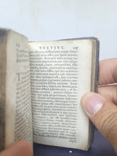 Load image into Gallery viewer, Anicii Manlii Torquati Severini Boethii De Consolatione Philosophiae libri V, 1668. Pocket Edition Consolation of Philosophy