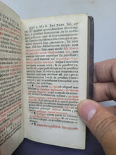 Load image into Gallery viewer, Institutiones D. Justiniani ss. Princ: typis variae, rubris nucleum exhibentibus: accesserunt ex Digestis tituli de verborum significatione et regul. Juris, 1676