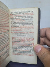 Load image into Gallery viewer, Institutiones D. Justiniani ss. Princ: typis variae, rubris nucleum exhibentibus: accesserunt ex Digestis tituli de verborum significatione et regul. Juris, 1676