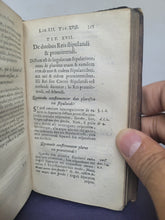 Load image into Gallery viewer, Institutiones Imperiales Erotematibus Distinctae: atque ex ipsis principiis regulisque iuris, passim insertis, explicatae, 1657