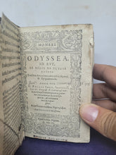 Load image into Gallery viewer, Homeri Odyssea, id est, De rebus ab Ulysse gestis, 1609. An Early Greek and Latin Odyssey with an Incunabular Endpaper