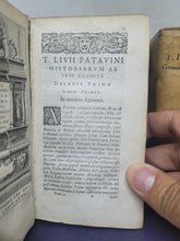 Load image into Gallery viewer, Titi Livii Historiarum Libri ex Recensione Heinsiana; And; Joh. Fred. Gonovii ad T. Livii patavini libros superstites notae, 1645/1644