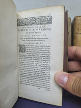 Load image into Gallery viewer, Titi Livii Historiarum Libri ex Recensione Heinsiana; And; Joh. Fred. Gonovii ad T. Livii patavini libros superstites notae, 1645/1644