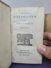 Load image into Gallery viewer, Titi Livii Historiarum Libri ex Recensione Heinsiana; And; Joh. Fred. Gonovii ad T. Livii patavini libros superstites notae, 1645/1644