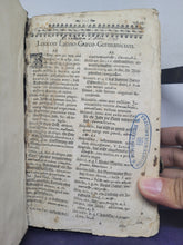 Load image into Gallery viewer, Lexicon Proso-Metricum Latino-Graeco-Germanicum et Germanico-Latinum: Additum est ad calcem praeter Calendarium Romanum ... dictionarium Ciceronianum, 1689