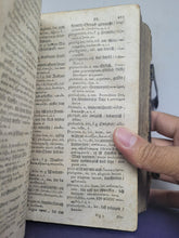 Load image into Gallery viewer, Lexicon Proso-Metricum Latino-Graeco-Germanicum et Germanico-Latinum: Additum est ad calcem praeter Calendarium Romanum ... dictionarium Ciceronianum, 1689