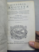 Load image into Gallery viewer, Historiae Augustae Scriptores VI. Aelius Spartianus, 1671. Volume I of II