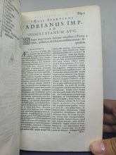 Load image into Gallery viewer, Historiae Augustae Scriptores VI. Aelius Spartianus, 1671. Volume I of II