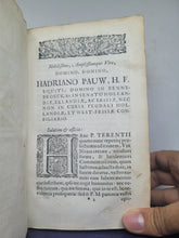 Load image into Gallery viewer, Publii Terentii Comoediae sex, post optimas editiones emendatae Accedunt, Aelii Donati commentarius integer. Cum selectis Guieti & variorum notis, multo auctioribus, quam antehac. Indices, tertia fere parte locupletiores, 1669