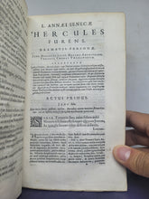 Load image into Gallery viewer, L. Annaei Senecae Tragoediae, 1661. Including The Tragedies of Hercules, Thyestes, Phoenissae, Hippolytus, Oedipus, and More