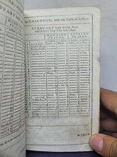 Load image into Gallery viewer, The Book of Common Prayer, and Administration of the Sacraments, and Other Rites and Ceremonies of the Church; Bound With; A New Version of the Psalms of David, fitted to the tunes used in churches, 1761(?)/1777