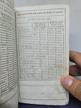 Load image into Gallery viewer, The Book of Common Prayer, and Administration of the Sacraments, and Other Rites and Ceremonies of the Church; Bound With; A New Version of the Psalms of David, fitted to the tunes used in churches, 1761(?)/1777