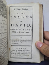 Load image into Gallery viewer, The Book of Common Prayer, and Administration of the Sacraments, and Other Rites and Ceremonies of the Church; Bound With; A New Version of the Psalms of David, fitted to the tunes used in churches, 1761(?)/1777